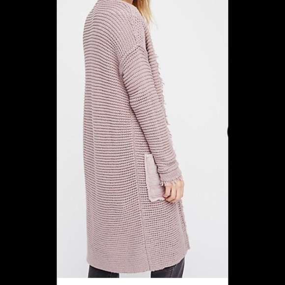 NWOT Free People Wouldn’t Knit Be Nice Cardigan - Picture 2 of 2